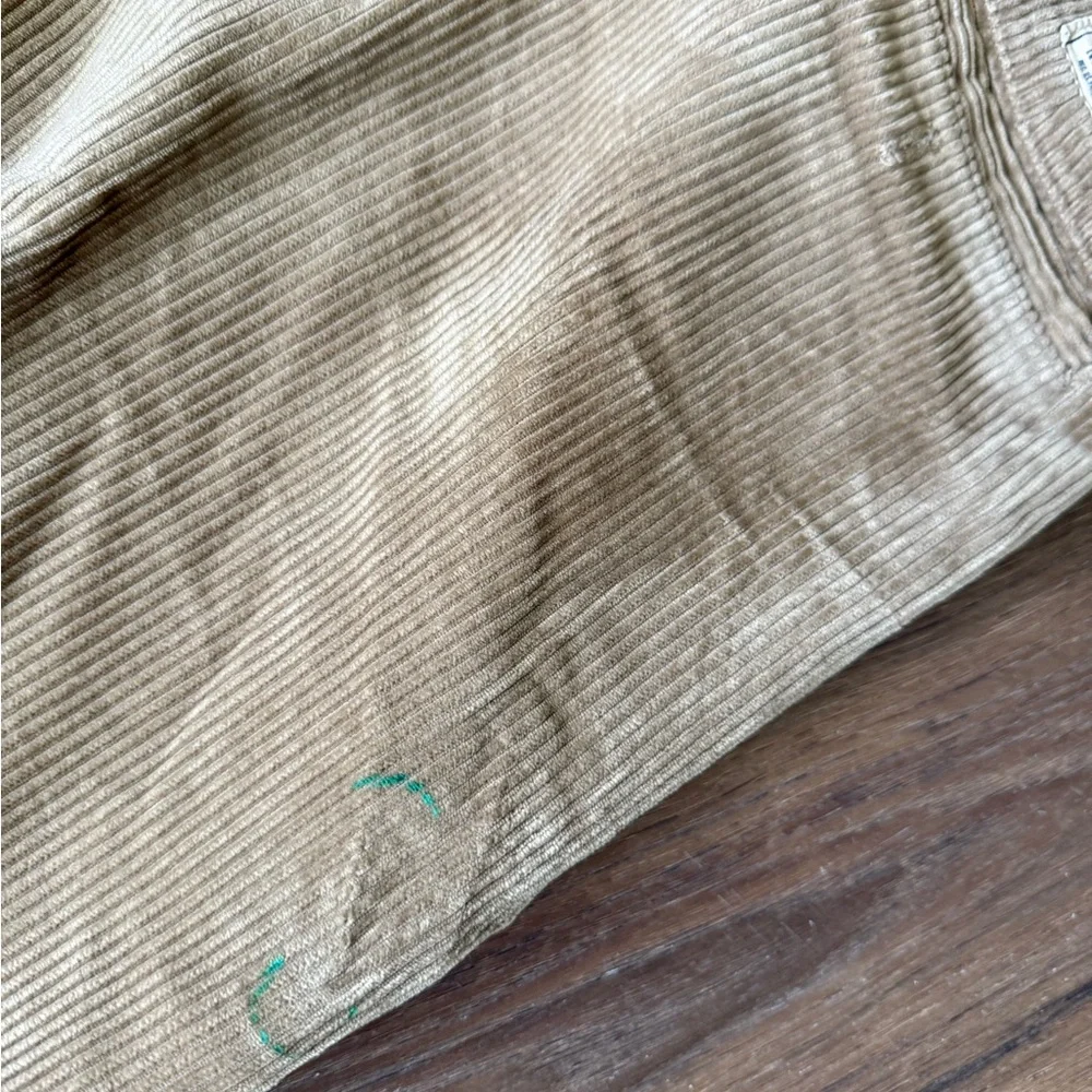 Vintage Polo Ralph Lauren 31x30 Khaki‎ Corduroy Pleated Made In USA